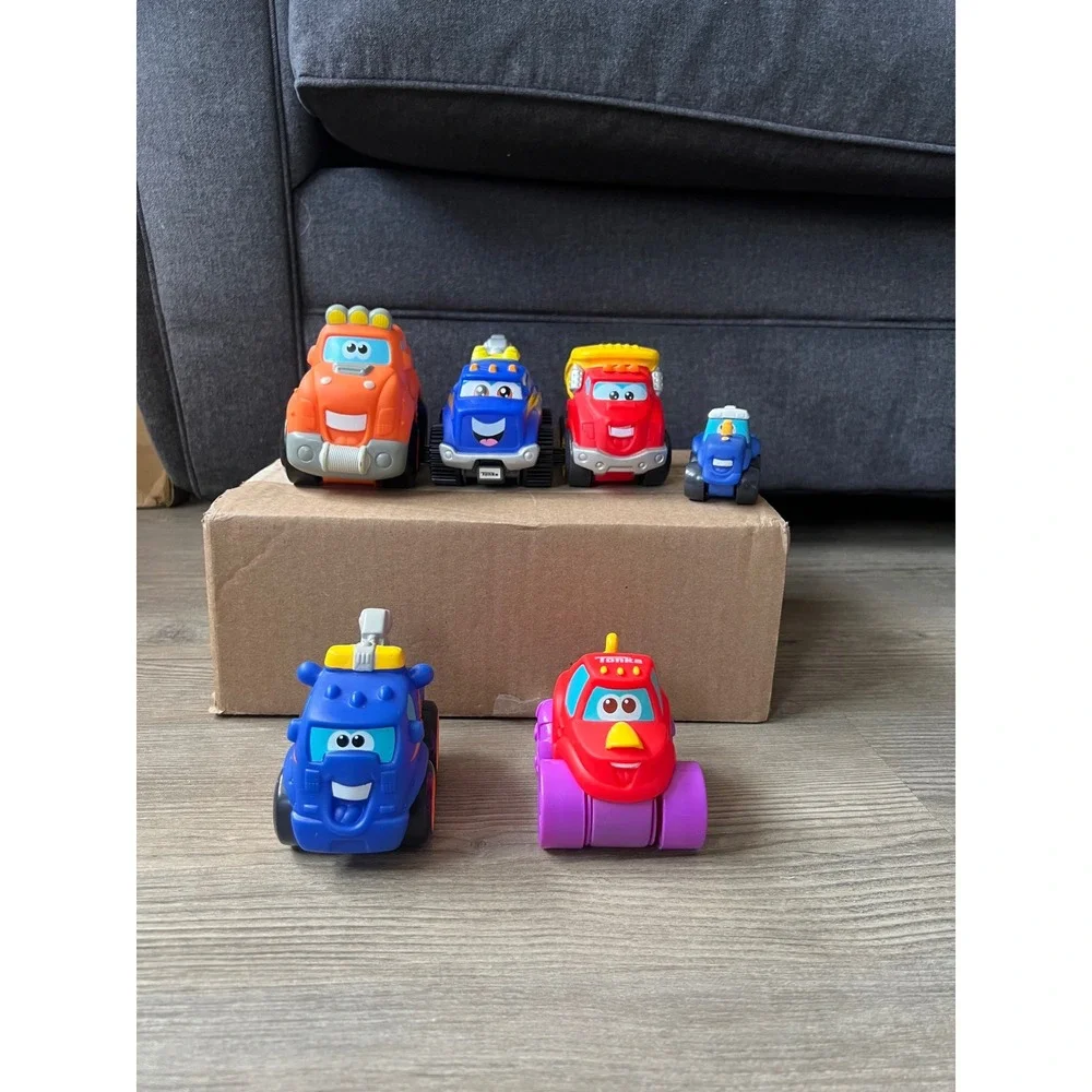 Y2K PlaySkool Hasbro Tonka Trunk Lot 6 Trucks 2004-2010 Retired